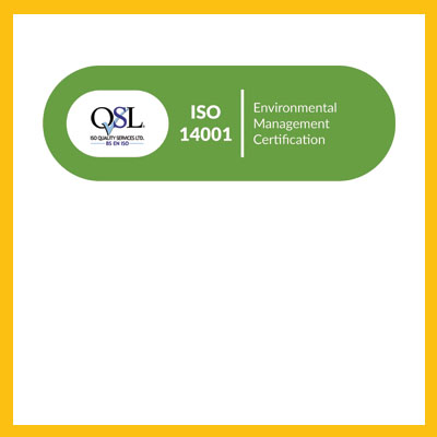 Star Fasteners ISO 14001 Environmental Certificate