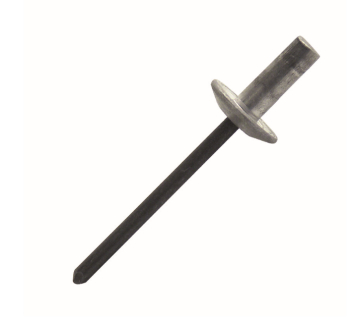 Sealed 3.2 X 10 mm Stainless Body, Stainless Mandrel (A2) Large Flange Grip 3.0 mm - 5.0 mm