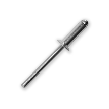 Standard Open 4.8 X 8 mm Steel Body, Steel Mandrel Countersunk Grip 1.5 mm - 4.5 mm Standard Open 4.8 X 8 mm Steel Body, Steel Mandrel Countersunk Grip 1.5 mm - 4.5 mm